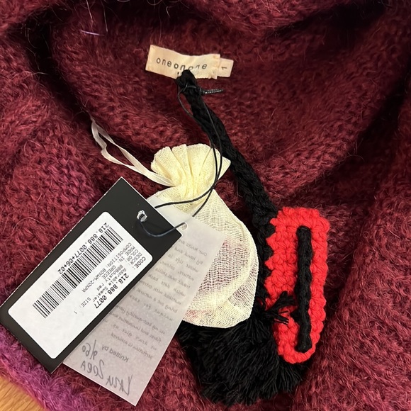 One On One Adorable Sweater in Dusty Red - Picture 4 of 6